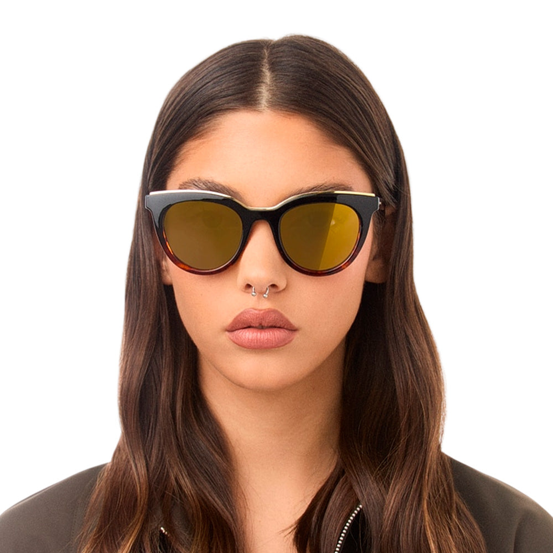 Gafas de Sol Polarizado Hawkers Bella Dorado Espejado Unisex Talla 49mm 6