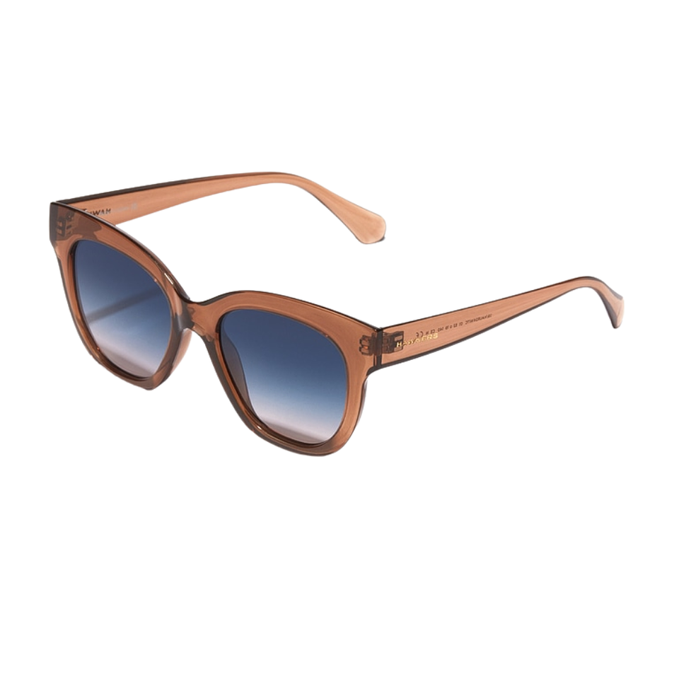 Gafas de Sol Hawkers Audrey Raw Azul y Marron Semitransparente Unisex Talla 52mm 1