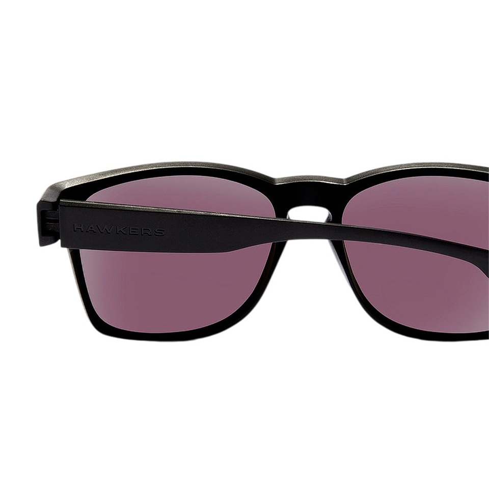Gafas de Sol Hawkers Core Raw Verde Espejado Negro Mate Unisex Talla 56mm 4