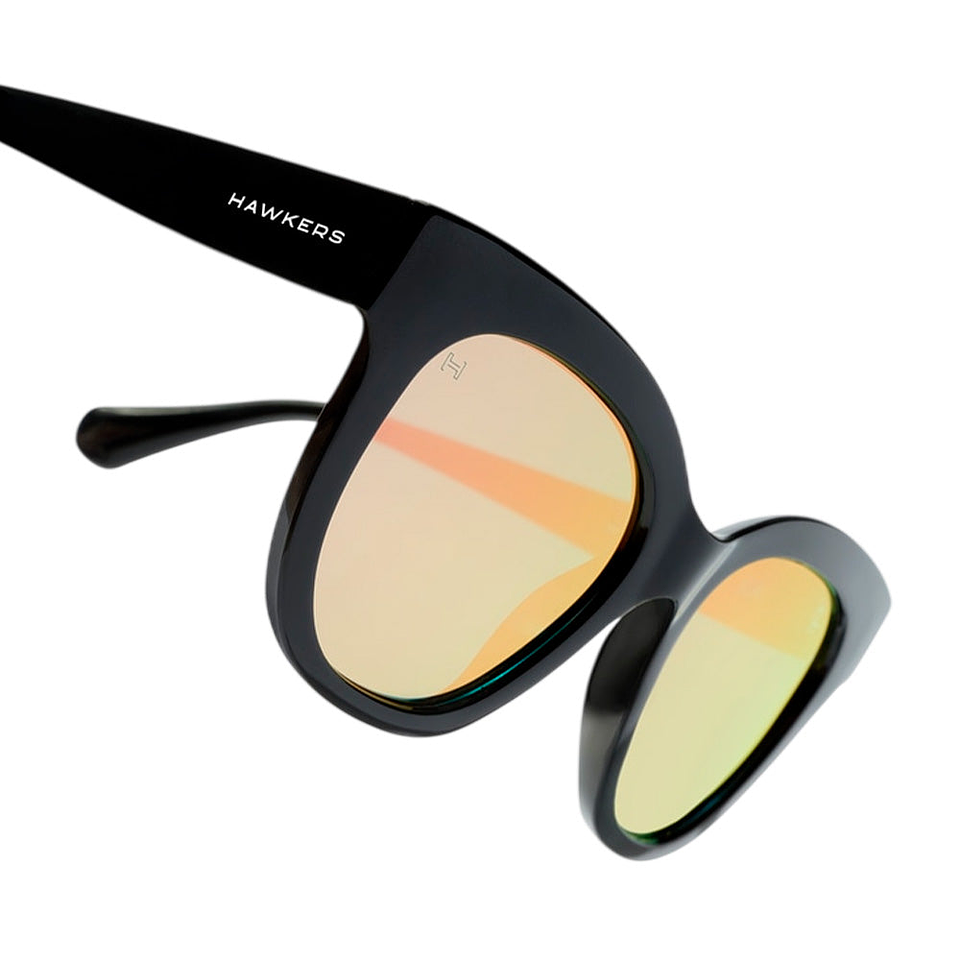 Gafas de Sol Polarizado Hawkers Audrey Raw Oro Rosa Espejado Unisex Talla 52mm 5