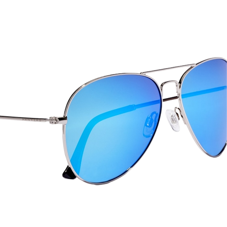 Gafas de Sol Polarizado Hawkers Hawk Aviador Azul Espejado Unisex Talla 61mm 3