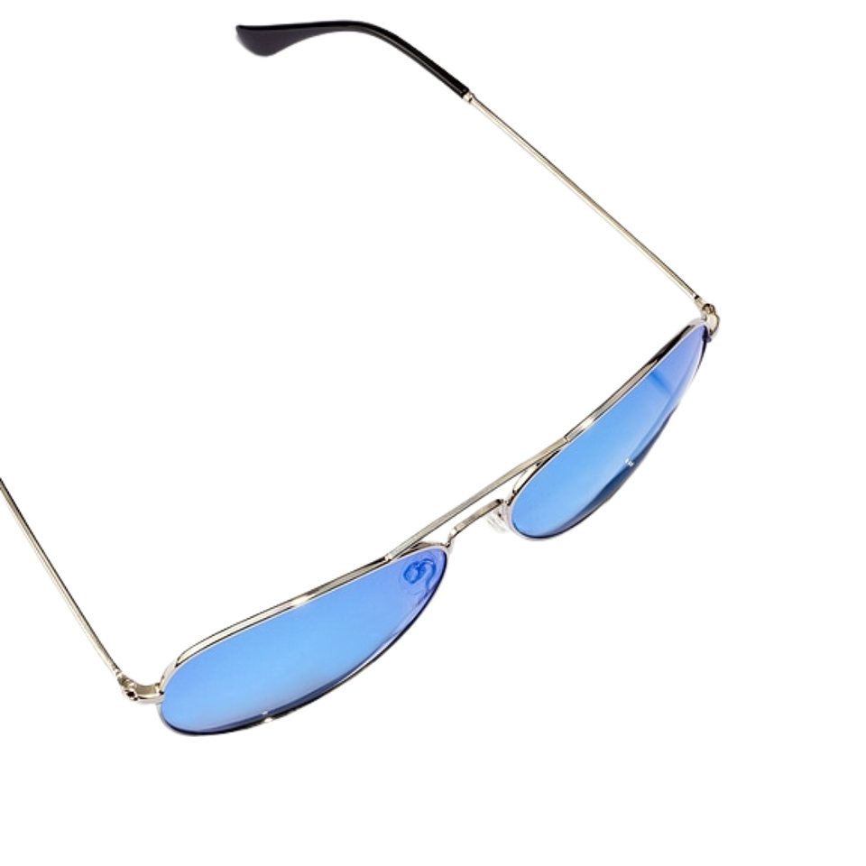 Gafas de Sol Polarizado Hawkers Hawk Aviador Azul Espejado Unisex Talla 61mm 4
