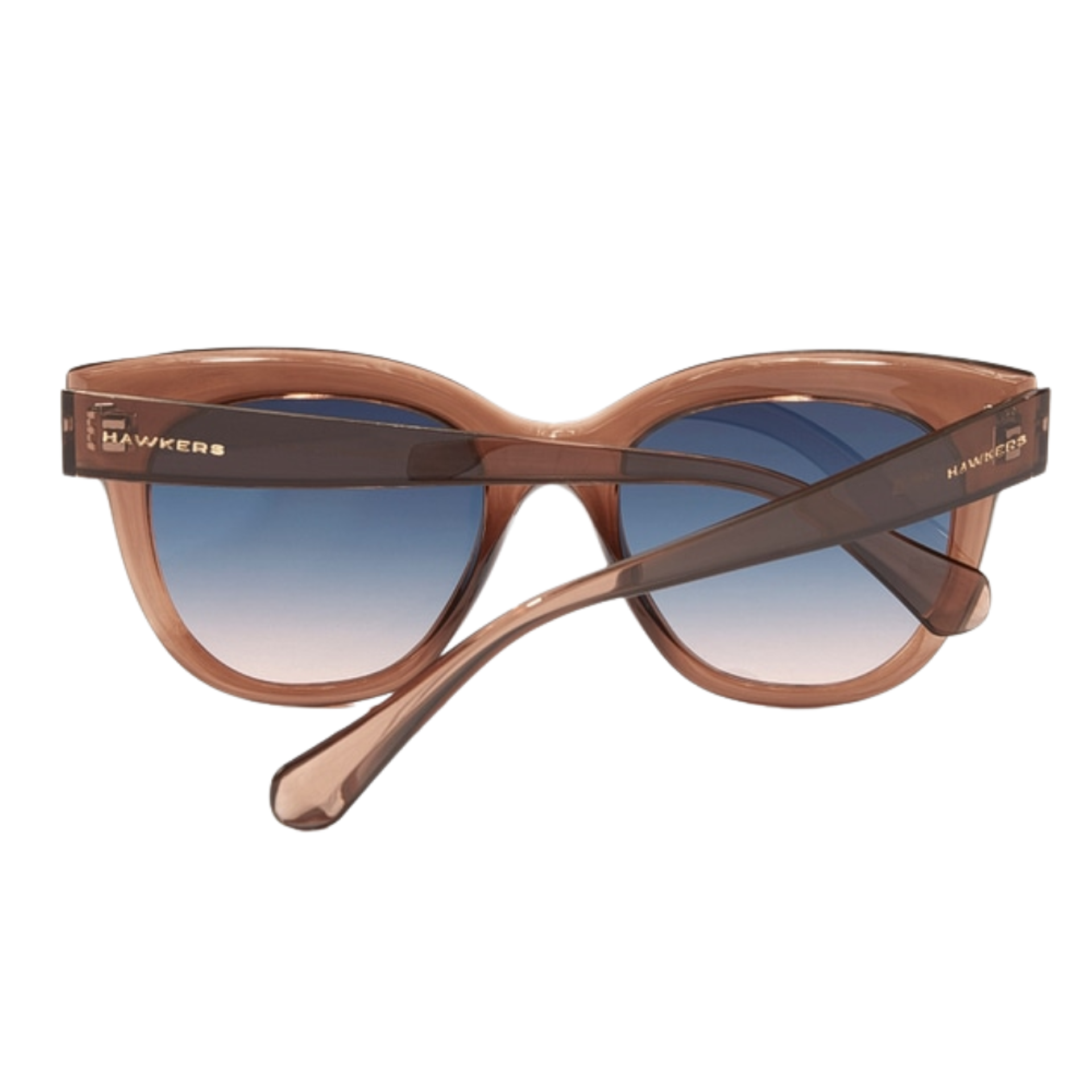 Gafas de Sol Hawkers Audrey Raw Azul y Marron Semitransparente Unisex Talla 52mm 4