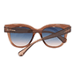 Gafas de Sol Hawkers Audrey Raw Azul y Marron Semitransparente Unisex Talla 52mm - Miniatura 4