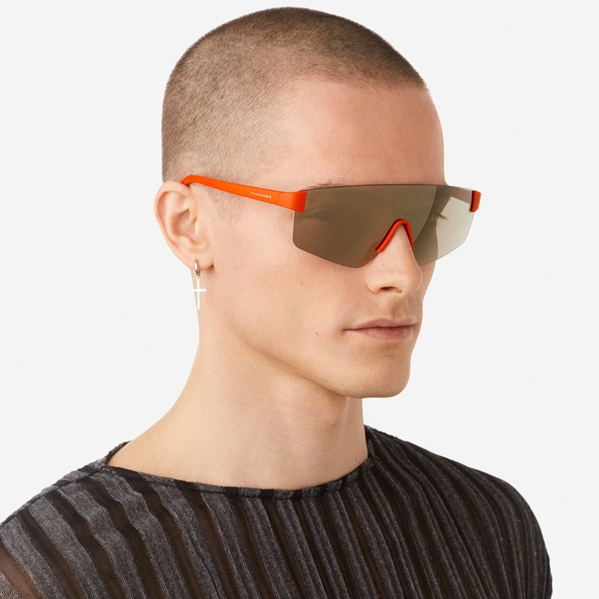 Gafas de Sol Deportivo Hawkers Aero Naranja Espejado Unisex Talla 135mm 7