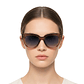 Gafas de Sol Hawkers Audrey Raw Azul y Marron Semitransparente Unisex Talla 52mm - Miniatura 6