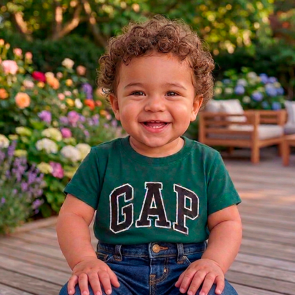 Polo Gap Original para Bebe Color Verde 5