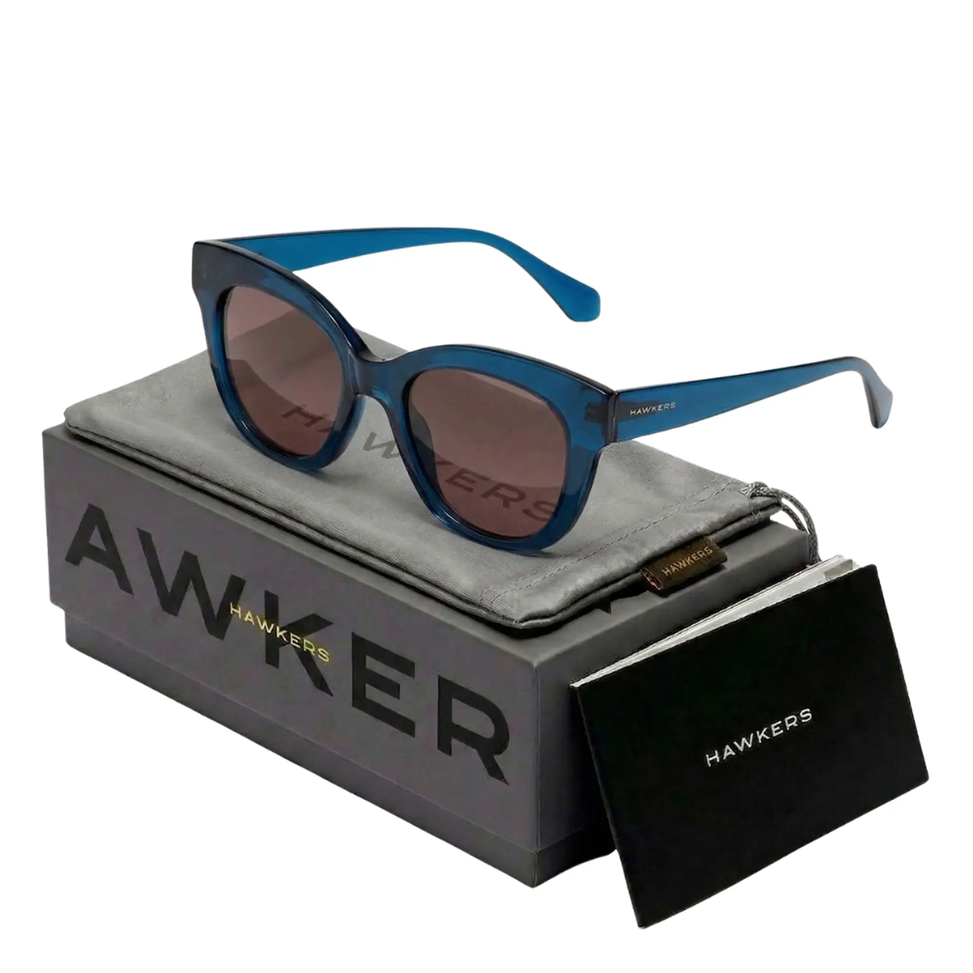 Gafas de Sol Hawkers AUDREY 110028 Azul Semitransparente Unisex Talla 52 mm 1