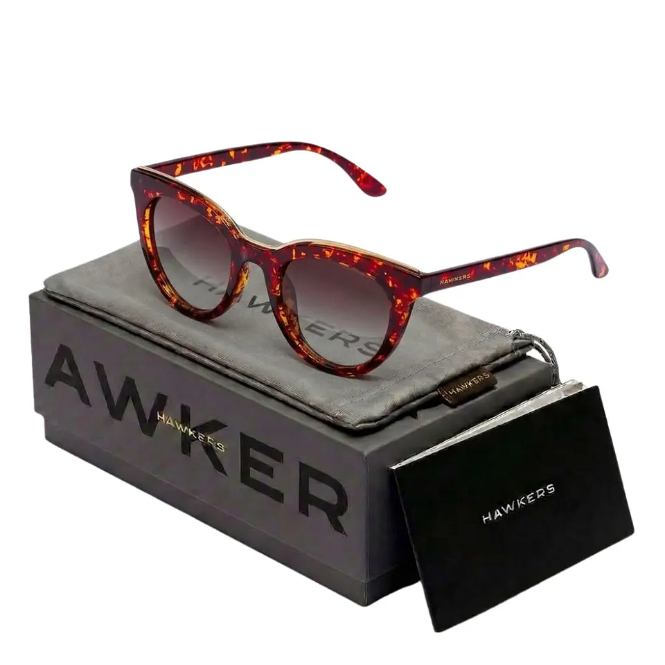 Gafas de Sol Polarizado Hawkers BELLA HBEL22CWTP Marron Tortuga Unisex Talla 49 mm 1