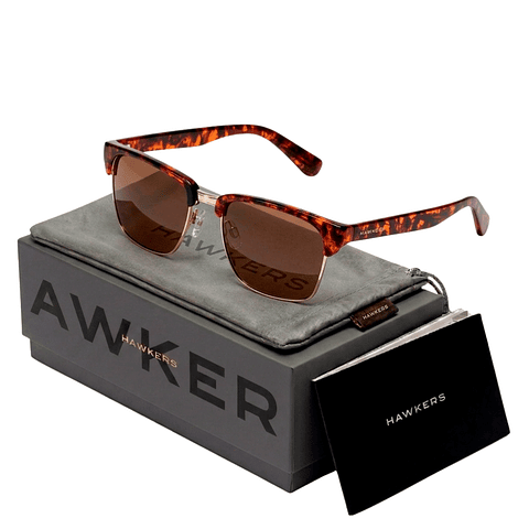 Gafas de Sol Polarizado Hawkers Classic Valmont Marron Unisex Talla 53mm