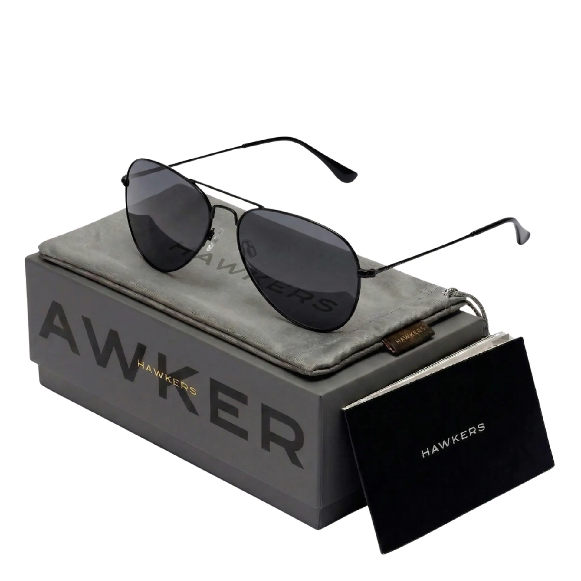 Gafas de Sol Polarizado Hawkers HAWK HHAW22BGMP Negro Unisex Talla 61 mm 1