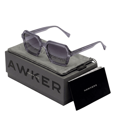 Gafas de Sol Hawkers Minimal Gris Semitransparente Unisex Talla 52mm