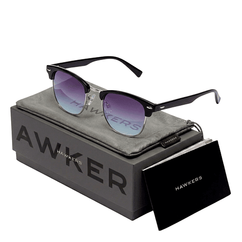 Gafas de Sol Polarizado Hawkers Classic Bold Negro Mate Unisex Talla 50mm