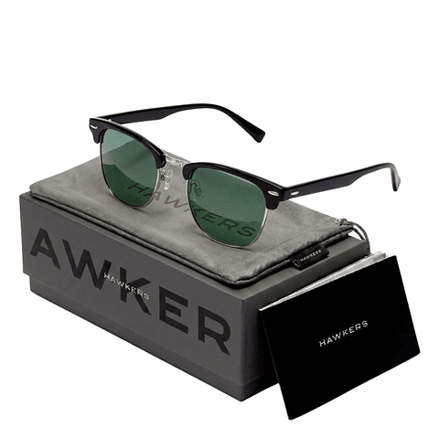 Gafas de Sol Polarizado Hawkers Classic Bold Verde Oscuro Unisex Talla 50mm