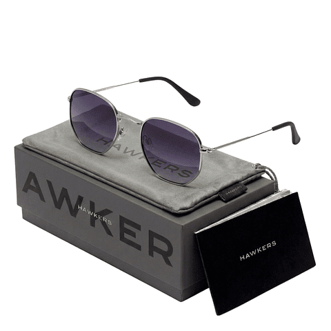 Gafas de Sol Polarizado Hawkers Sixgon Drive Gris Degrade Unisex Talla 50mm