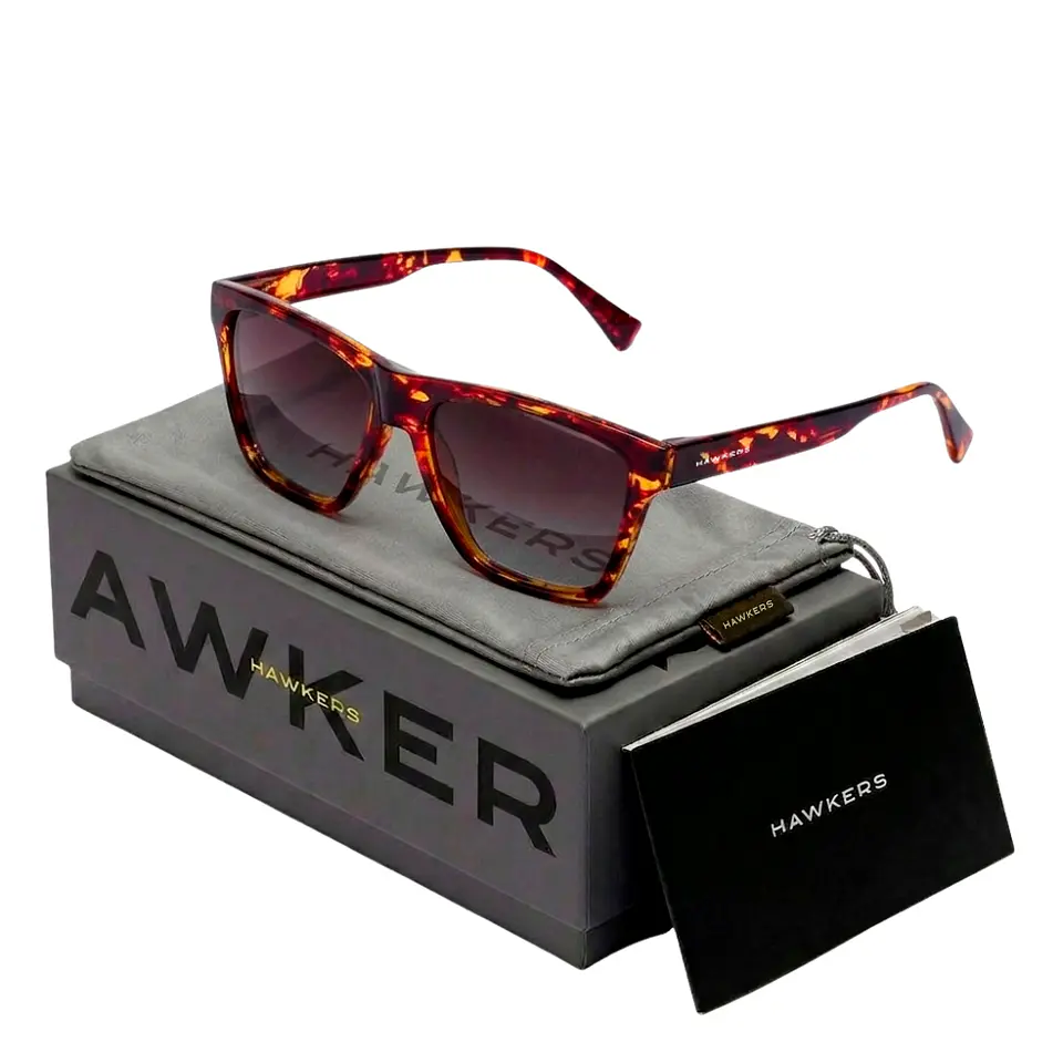 Gafas de Sol Polarizado Hawkers ONE LS RODEO HOLR22CWTP Marron Tortuga Unisex Talla 53 mm 1