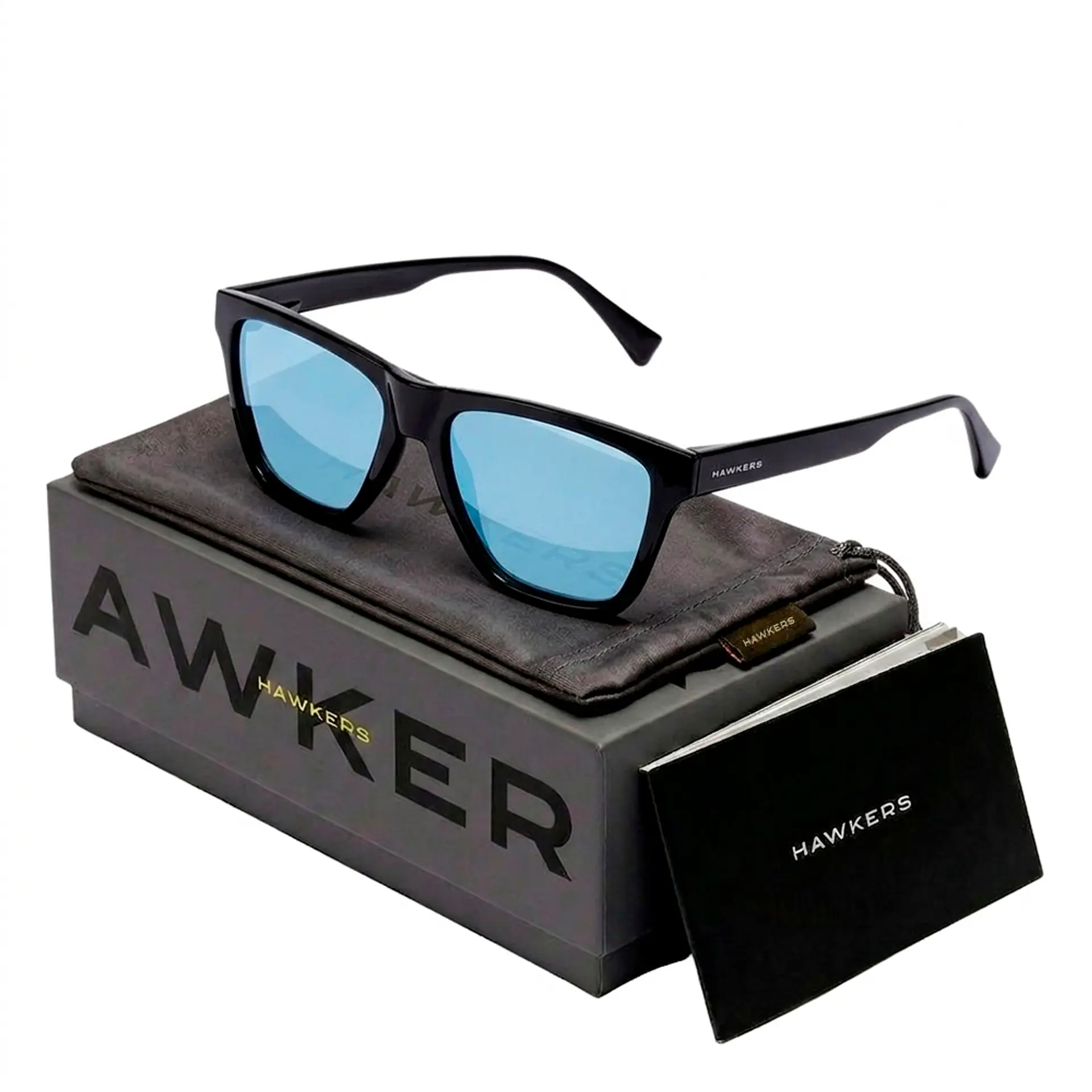 Gafas de Sol Polarizado Hawkers ONE LS RODEO HOLR22BLTP Celeste Espejado Unisex Talla 53 mm 1