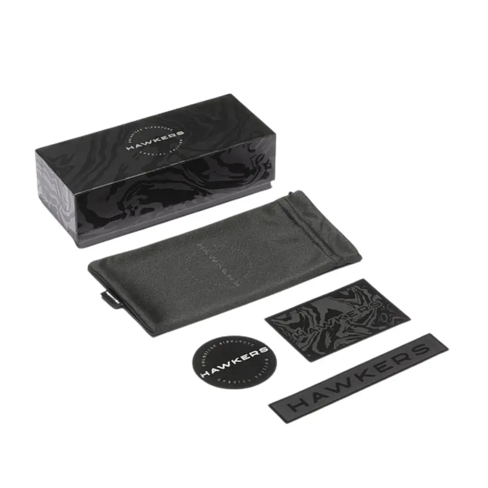 Gafas de Sol Polarizado Hawkers ONE RAW CARBONO HONR21NBTP Negro Estampado Unisex Talla 54 mm 9