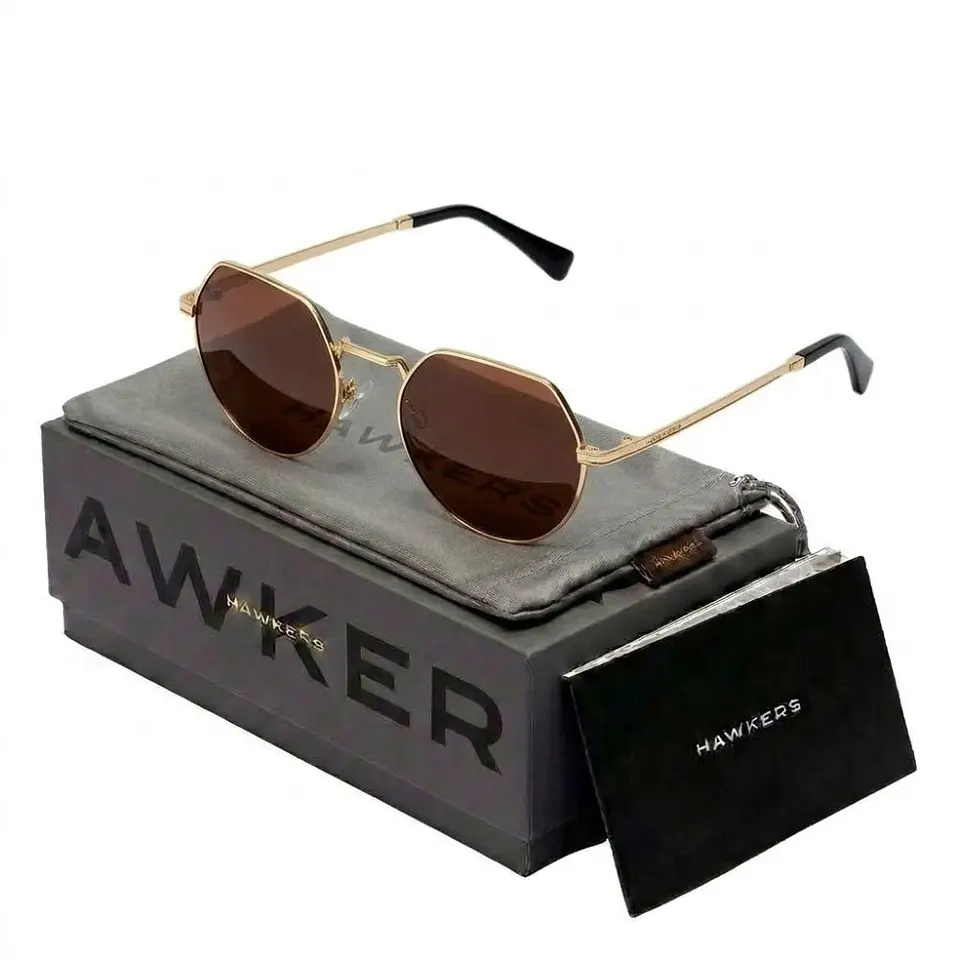 Gafas de Sol Polarizado Hawkers AURA HAUR22DWMP Marron Unisex Talla 52 mm 1