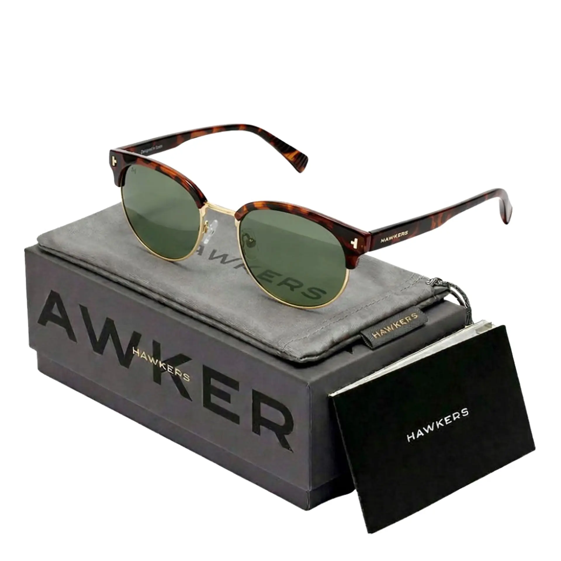 Gafas de Sol Polarizado Hawkers NEW CLASSIC ROUNDED HNCR23CETP Marron Tortuga Unisex Talla 53 mm 1