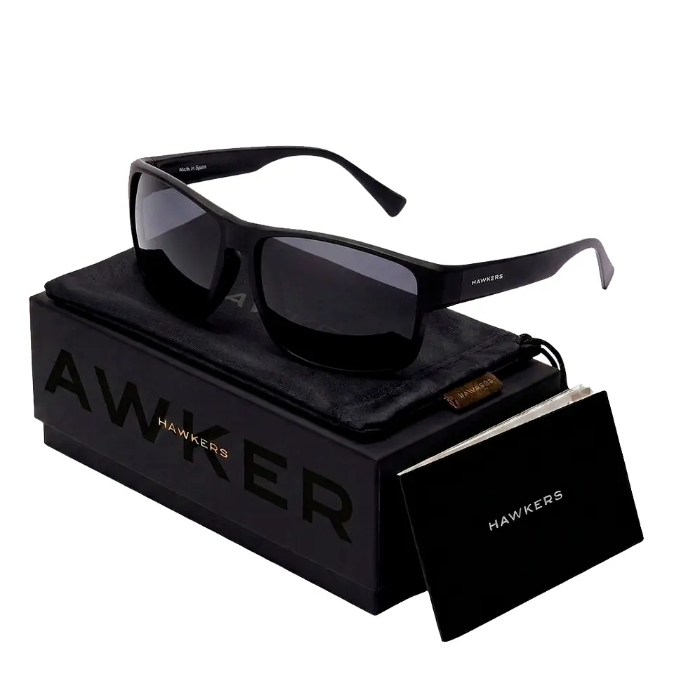 Gafas de Sol Polarizado Hawkers FASTER RAW HFRA22BBTP Negro Unisex Talla 58 mm 1