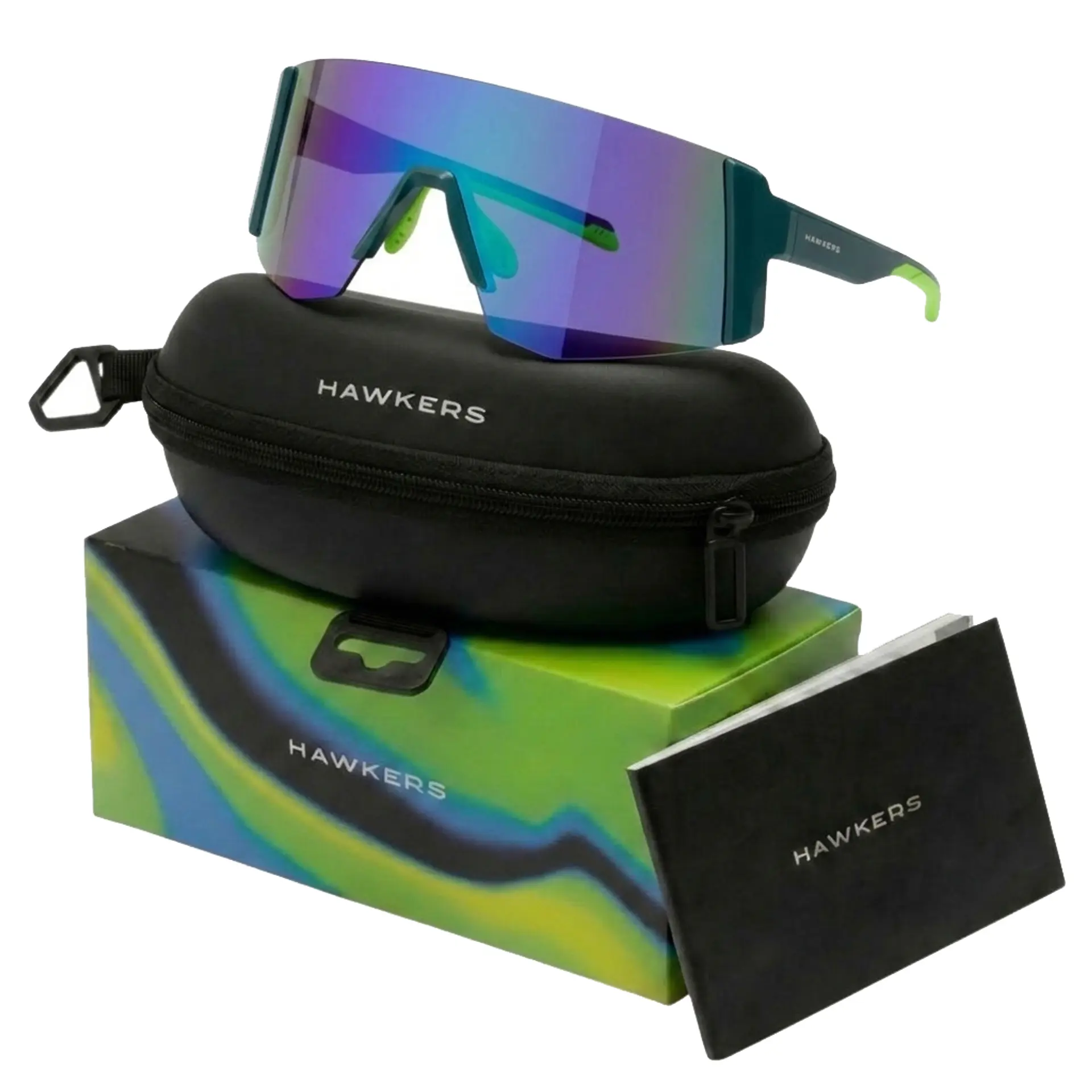 Gafas de Sol Deportivas Hawkers LYNX BIG HLYB25ELT0 Azul Espejado Unisex Talla 151 mm 1
