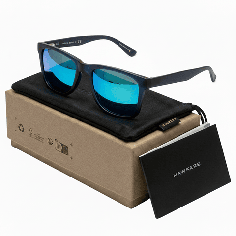 Gafas de Sol Polarizado Hawkers One Life Style Raw Azul Unisex Talla 54mm