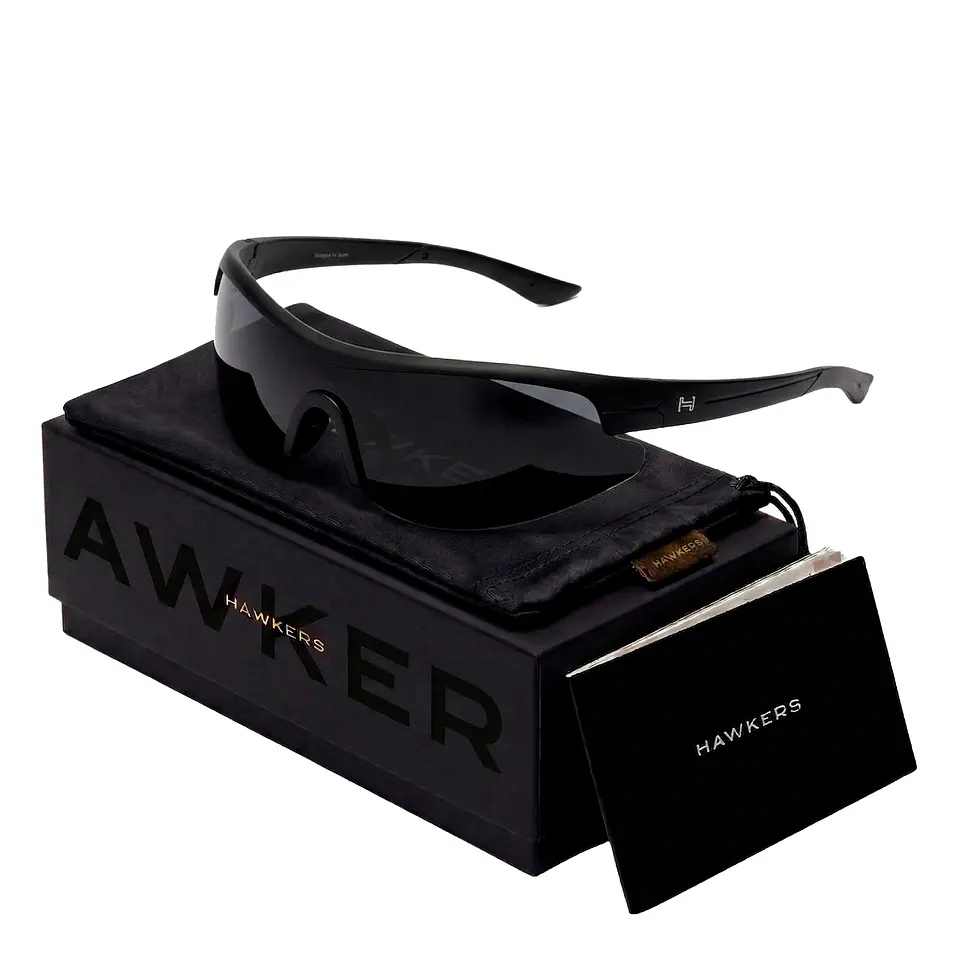 Gafas de Sol Deportivas Polarizado Hawkers ACTIVE HACT24BBTP Negro Unisex Talla 145 mm 1