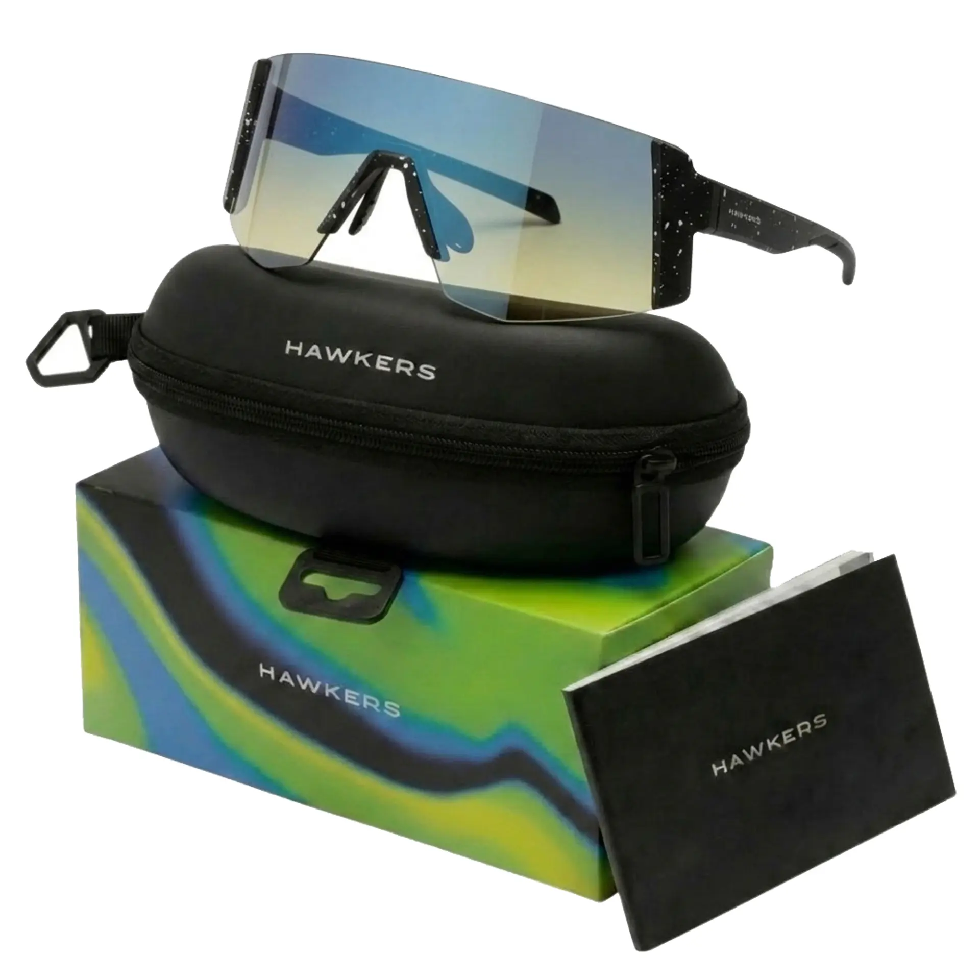 Gafas de Sol Deportivas Hawkers LYNX SMALL HLYS25BGT0 Negro y Blanco Unisex Talla 151 mm 1