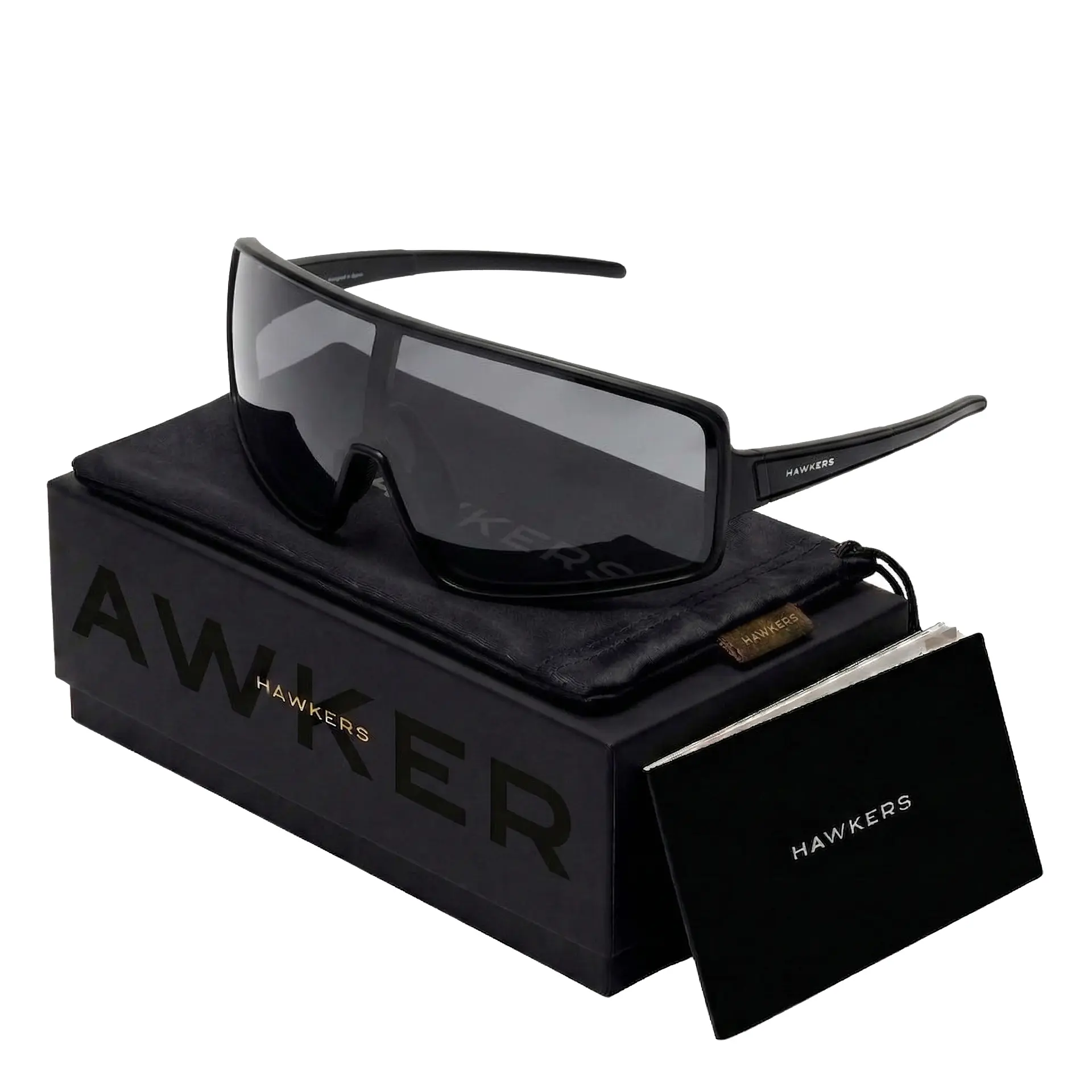 Gafas de Sol Deportivas Hawkers TIGER HTIG25BBT0 Negro Unisex Talla 141 mm 1