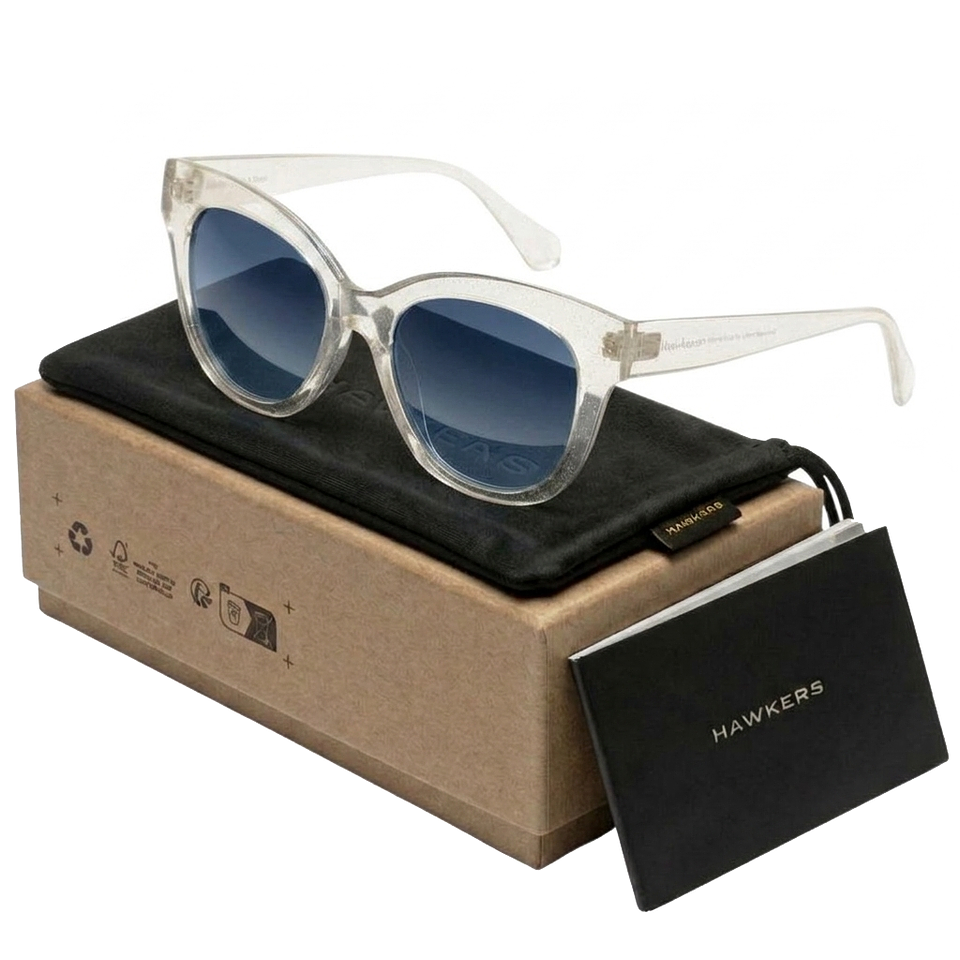 Gafas de Sol Hawkers Audrey Raw Rosado Transparente Unisex Talla 52mm 1