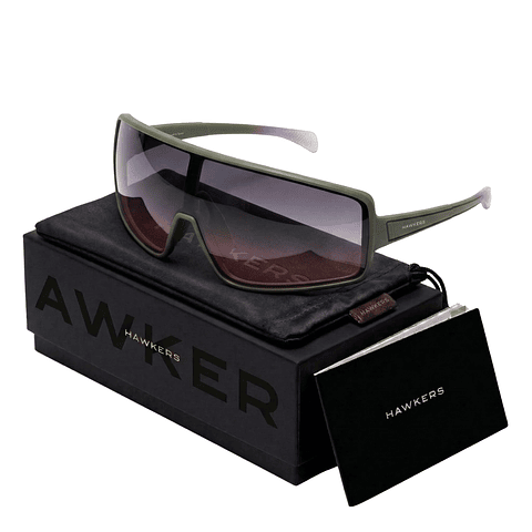 Gafas de Sol Deportivo Hawkers Tiger Verde Espejado Unisex Talla 141mm