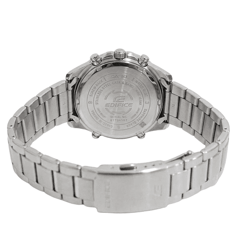 Reloj Análogo Casio Edifice EFV-610DE-2AUDF con Cronógrafo en Acero Inoxidable Color Azul Petroleo