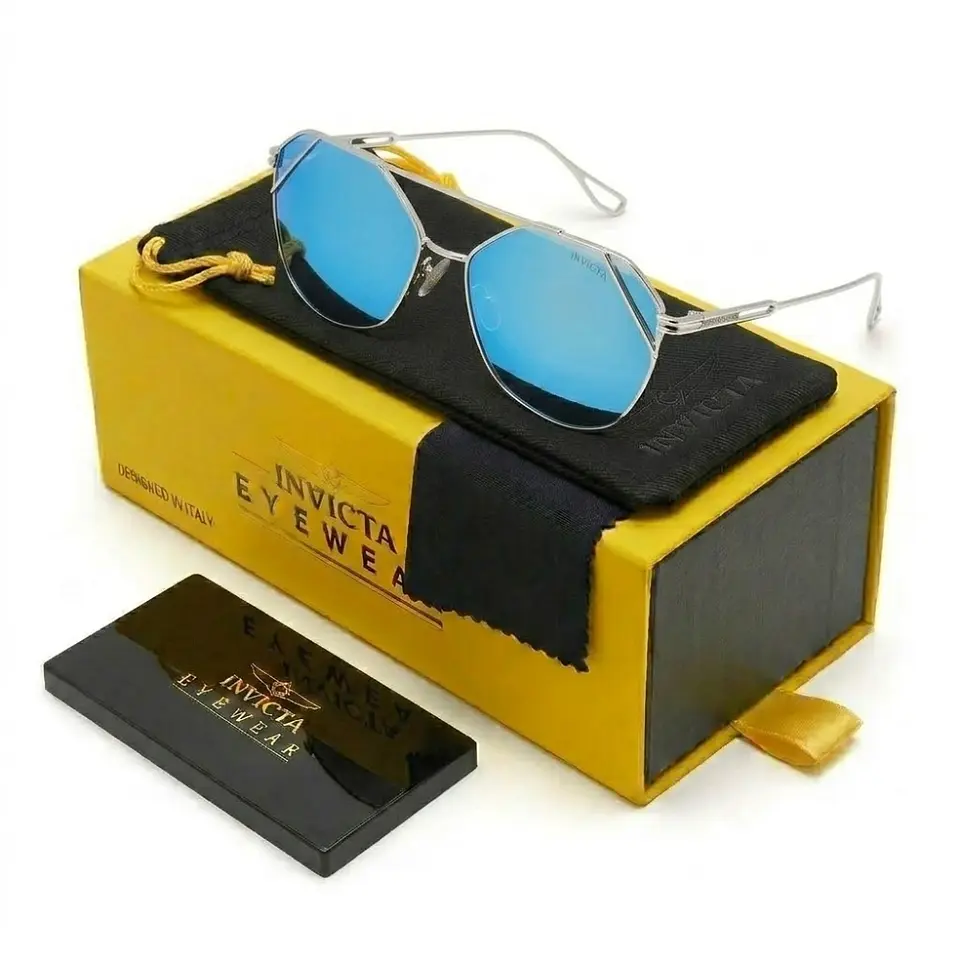 Gafas de Sol Invicta Objet D Art I 27580 Celeste Espejado Unisex Talla 58mm 1
