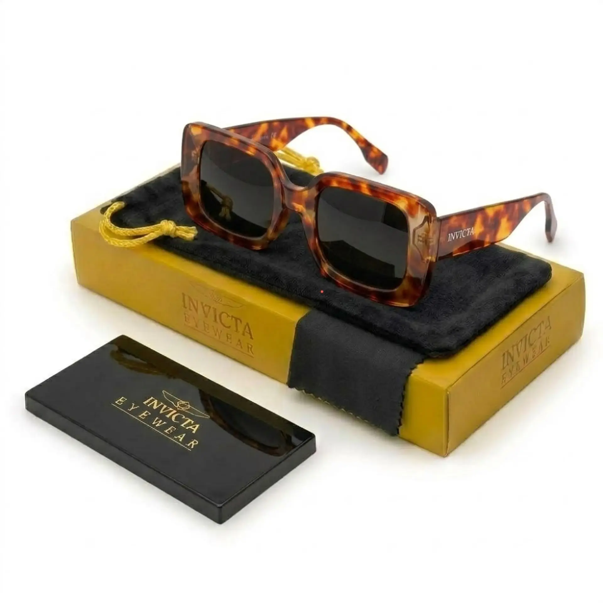 Gafas de Sol Invicta Estilo Vintage Objet D’Art I 30462 Habana Mujer Talla 51mm 1