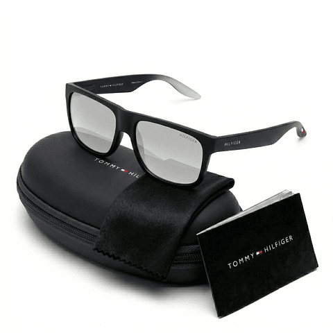 Gafas de Sol Tommy Hilfiger 66396291 Outlook Negro con Lentes Gris Talla 57mm