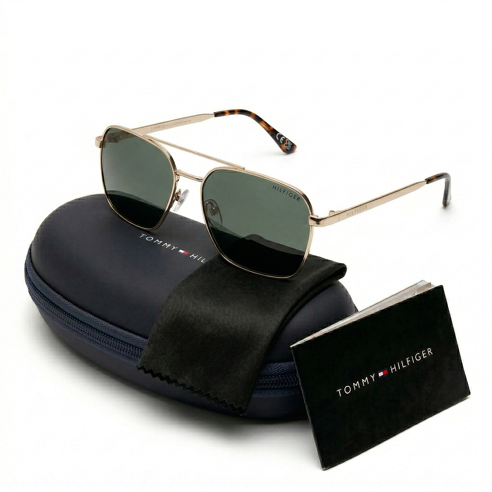Gafas de Sol Tommy Hilfiger Polarizados X62207 Outlook Retro Color Verde Talla 52mm 1