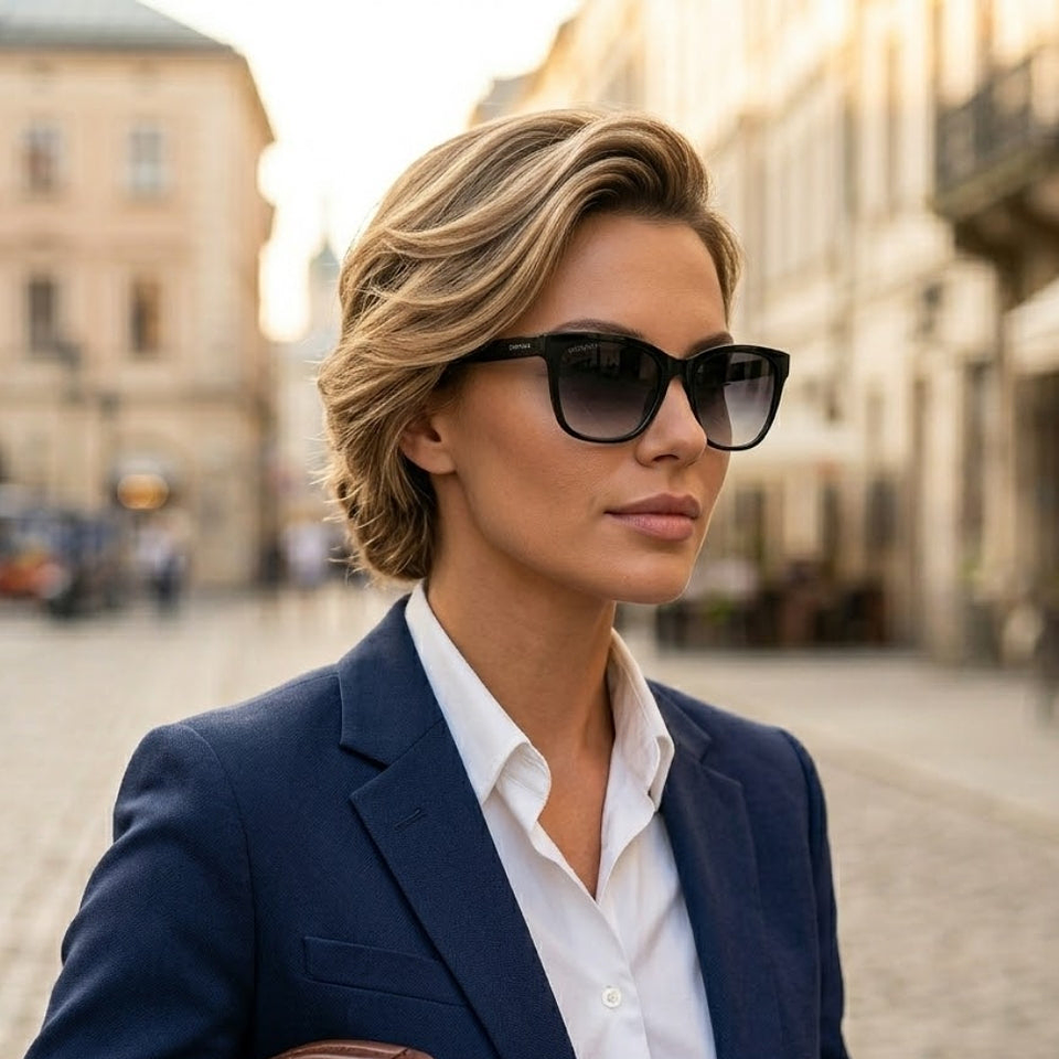 Gafas de Sol Tommy Hilfiger 66397621 Outlook Negro Estilo Wayfarer Clasico 52mm 7