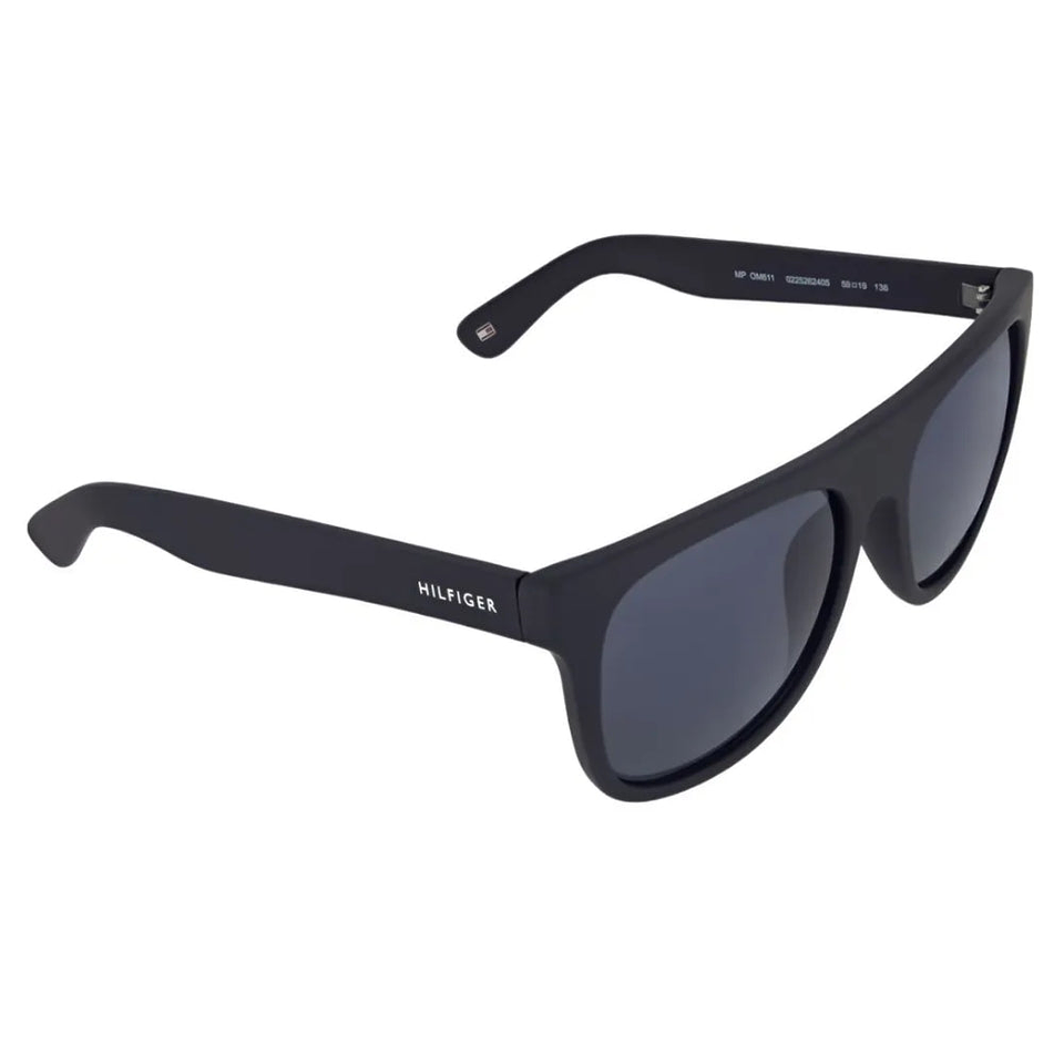 Gafas de Sol Tommy Hilfiger X62073 Outlook Negro Marco Lentes Gris Oscuro Clásico 52mm 5