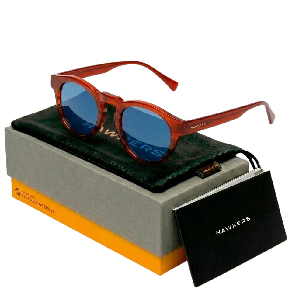 Gafas de Sol Hawkers G-LIST Rojo Transparente Unisex Talla 48mm 1