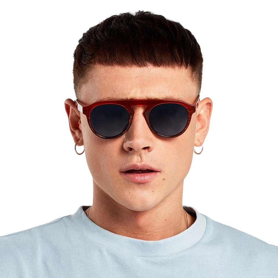 Gafas de Sol Hawkers BLAST Rojo Semitransparente Unisex Talla 50mm 7