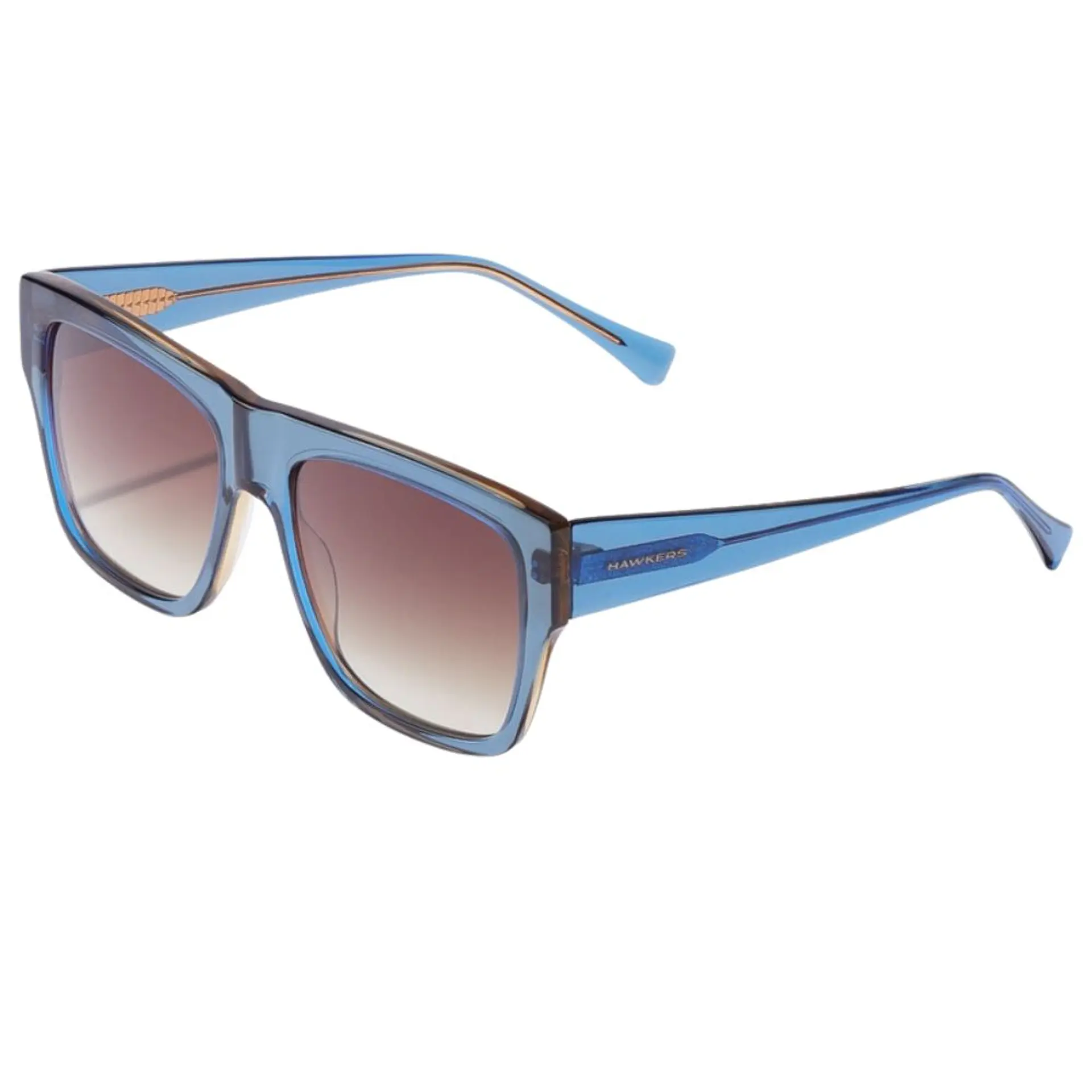 Gafas de Sol Hawkers DOUMU Azul Semitransparente Unisex Talla 57mm 2