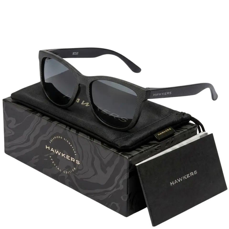 Gafas de Sol Polarizado Hawkers ONE CARBONO Negro Estampado Unisex Talla 54mm 1