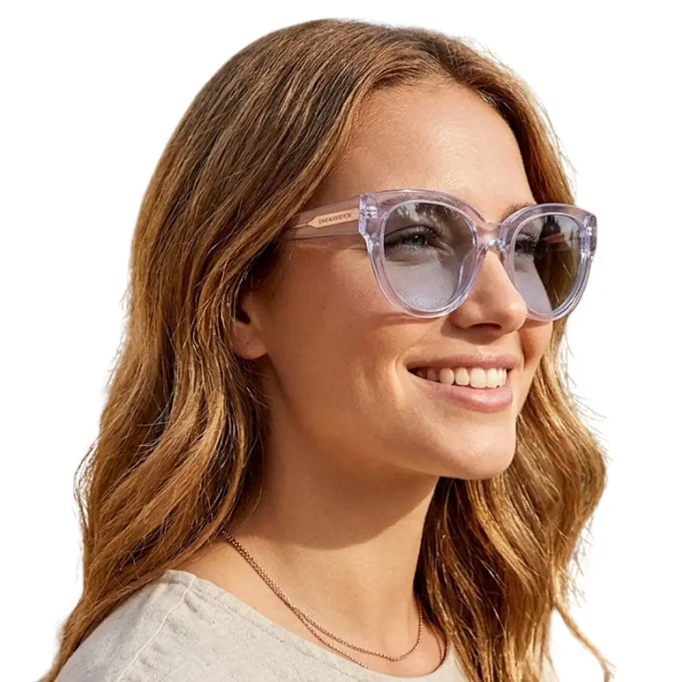 Gafas de Sol Hawkers LOIRA Celeste Transparente Mujer Talla 55mm 4