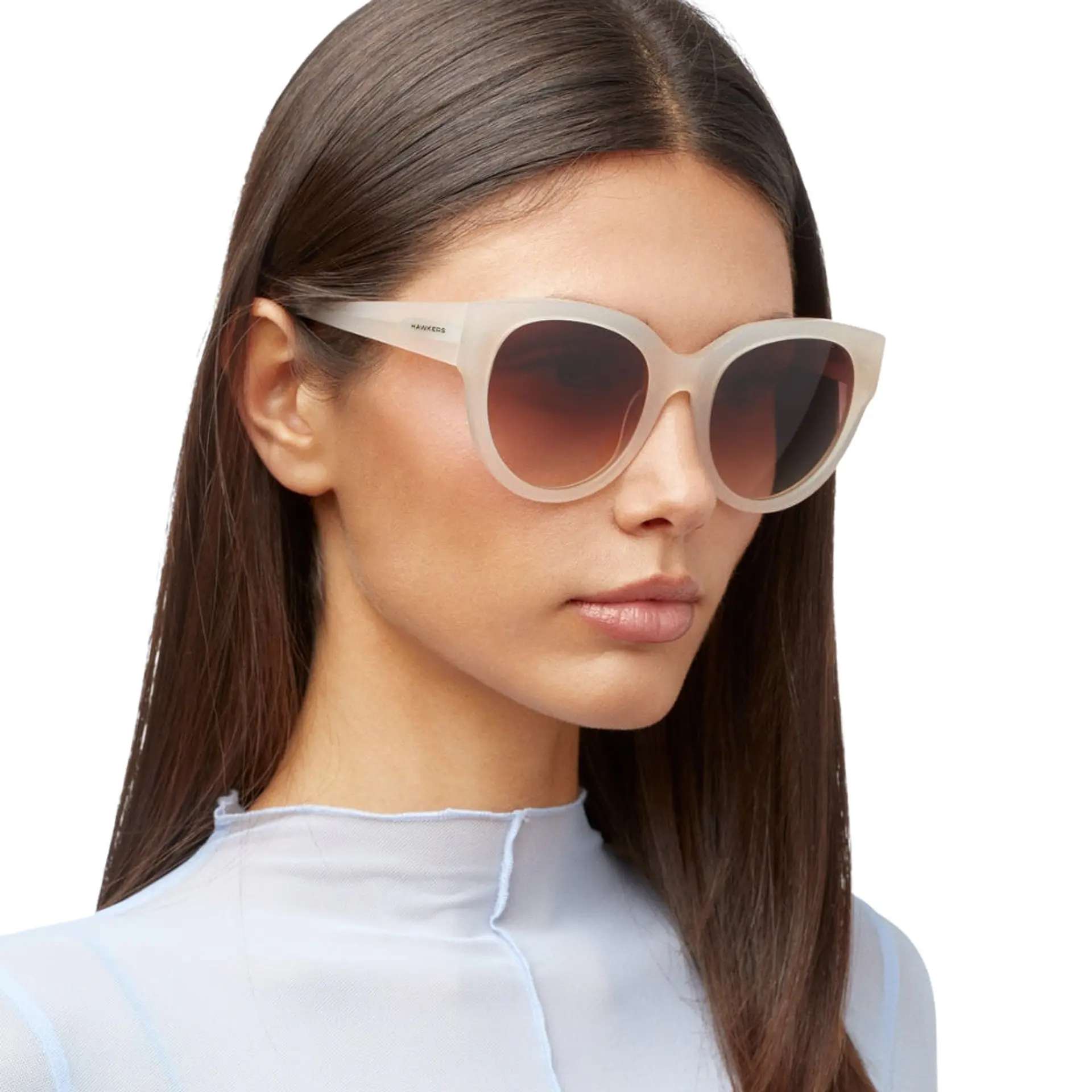 Gafas de Sol Hawkers Loira Color beige Degrade para Mujer Talla 55mm 6