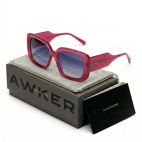 Gafas de Sol Hawkers Negroni Color Rosa Oversized para Mujer Talla 56mm