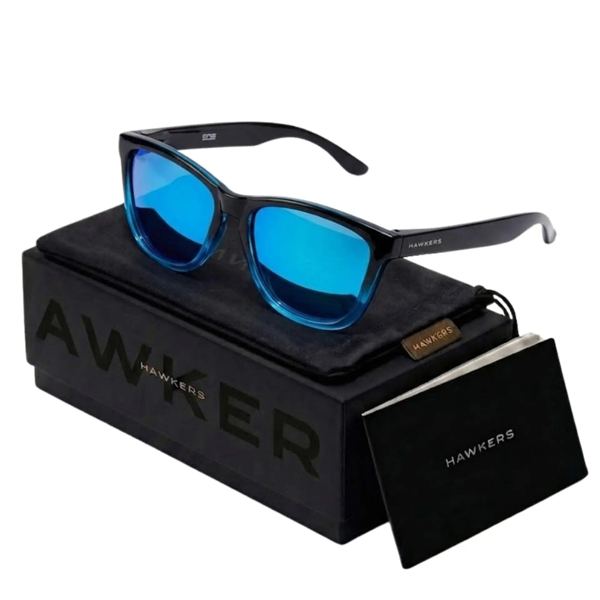 Gafas de Sol Hawkers F18 Fusion Azul Blanco Unisex Talla 57mm 1