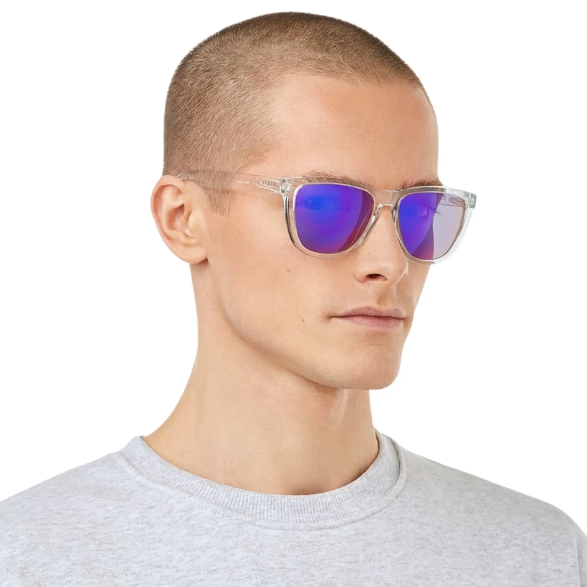 Gafas de Sol Hawkers ONE O18TR10 Transparente Azul Espejado Unisex Talla 54 mm 8