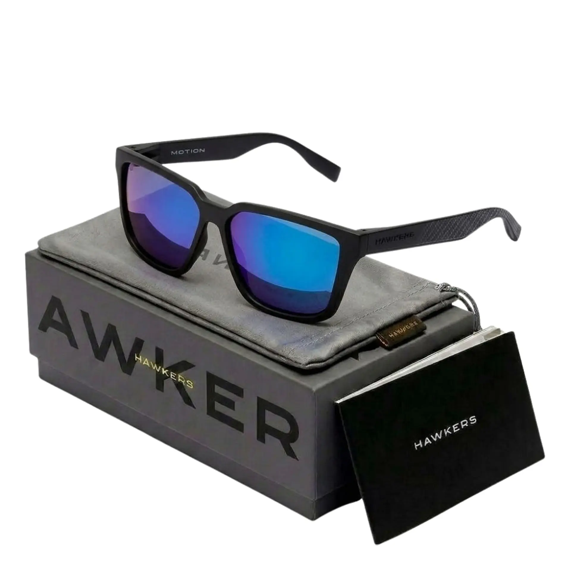 Gafas de Sol Hawkers FASTER RAW Ahumado Azul Marino Unisex Talla 58mm 1