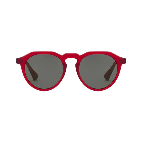 Gafas de Sol Hawkers Round Warwick Raw Rojo Cereza Oscuro Unisex 51mm